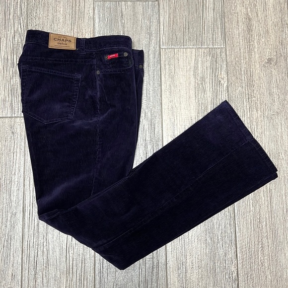 Chaps Denim Women’s Corduroy Jeans Purple Size 4 - Picture 1 of 10